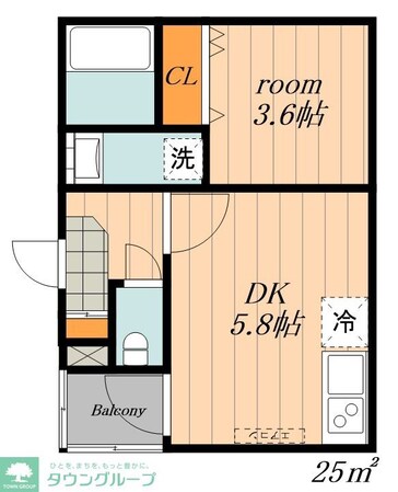 ハーモニーテラス押木田町の物件間取画像